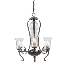 Cal Lighting Eternity Metal 3 Light Chandelier