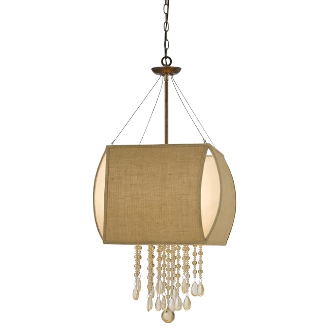 Cal Lighting Ark Copper 4 Light Chandelier CAL-FX-3553-4