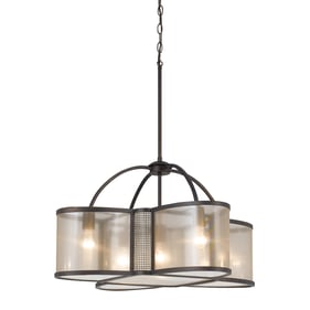 Cal Lighting Dixon Bronze 5 Light Chandelier