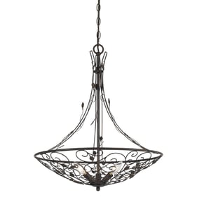 Cal Lighting Varano Rust 3 Light Chandelier