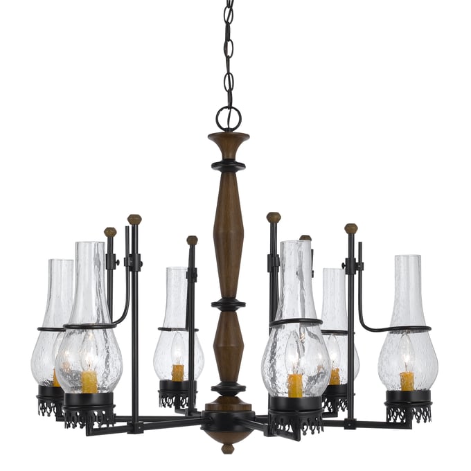 Cal Lighting Trenton Clear 6 Light Chandelier CAL-FX-3564-6