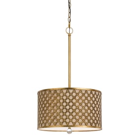 Cal Lighting Fariview Gold Metal Pendant