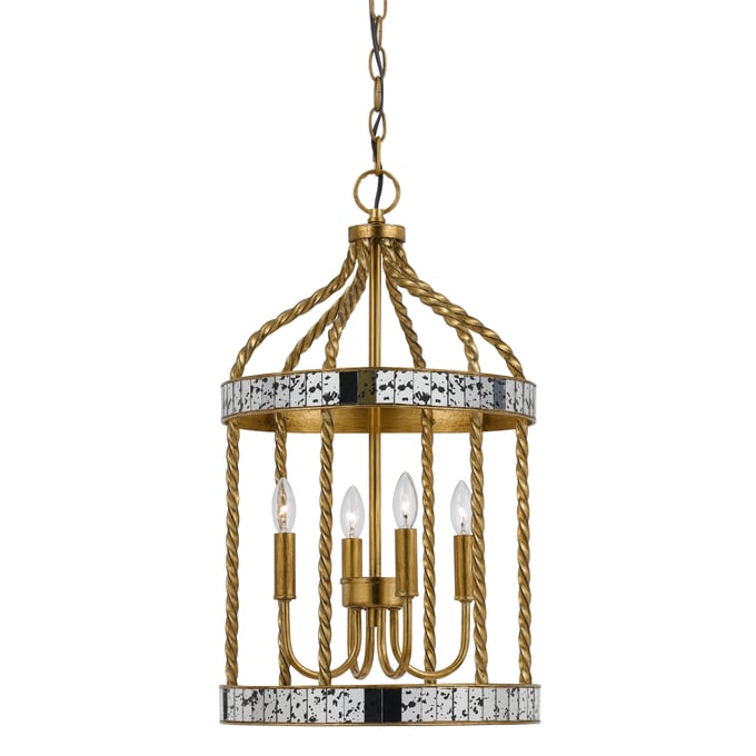 Cal Lighting Glenwood French Gold 40W x 4 Pendant CAL-FX-3599-4