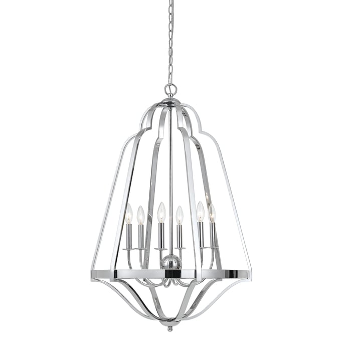 Cal Lighting Melrose Chrome Chandelier CAL-FX-3606-6