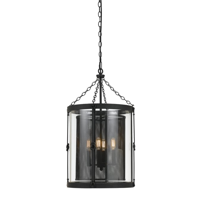 Cal Lighting Westchester Black Chandelier CAL-FX-3617-4