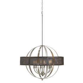 Cal Lighting Willow Brushed Chandelier