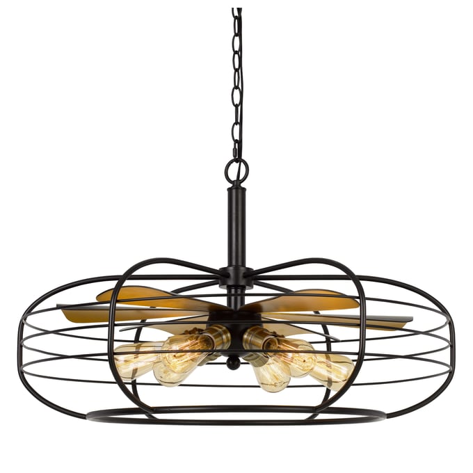 Cal Lighting Margo Dark Bronze Metal Chandelier CAL-FX-3711-6