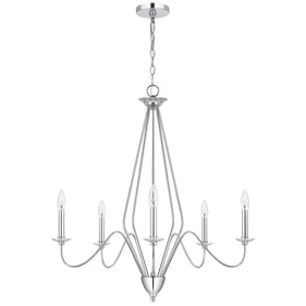 Cal Lighting Norwich Chrome Chandelier