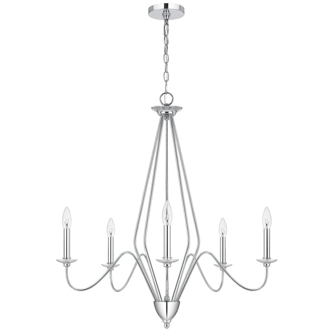 Cal Lighting Norwich Chrome Chandelier CAL-FX-3774-5