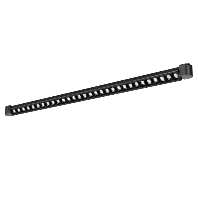 Cal Lighting Lutron Black Dimmable Integrated LED 35.25 Inch Height Wall Wash Track Fixture CAL-HT-812L-BK