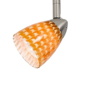 Cal Lighting Serpentine Brushed 50W Track Fixture Head