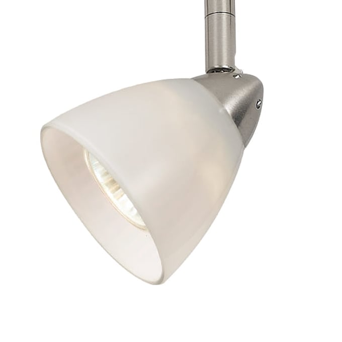 Cal Lighting Serpentine Brushed 50W Track Fixture CAL-HT-954-BS-WH