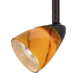 Cal Lighting Serpentine Rust Metal 50W 4.87 Inch Tall Track Head