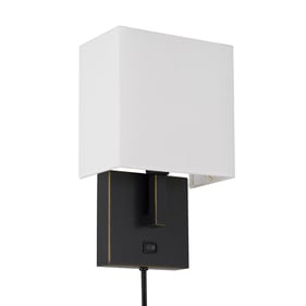 Cal Lighting Oberlin Dark Bronze 40W Wall Lamp