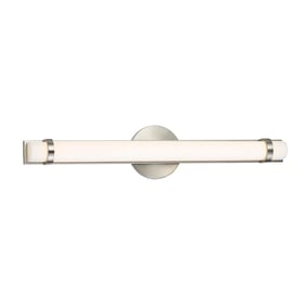 Cal Lighting Brushed 25.5 Inch Long Metal Base Vanity Light