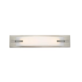 Cal Lighting Brushed 20 Inch Long Metal Base Vanity Light