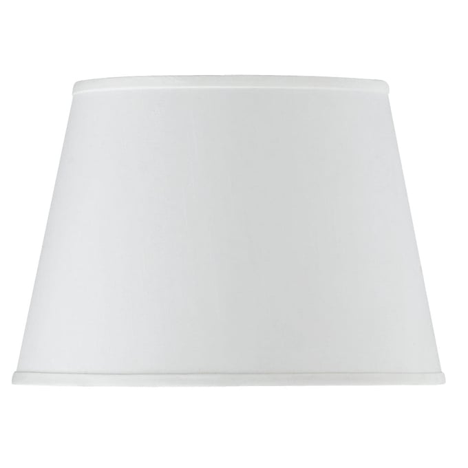 Cal Lighting Coolie White Hardback White 10 Inch Tall Faux Silk Shade CAL-SH-1248