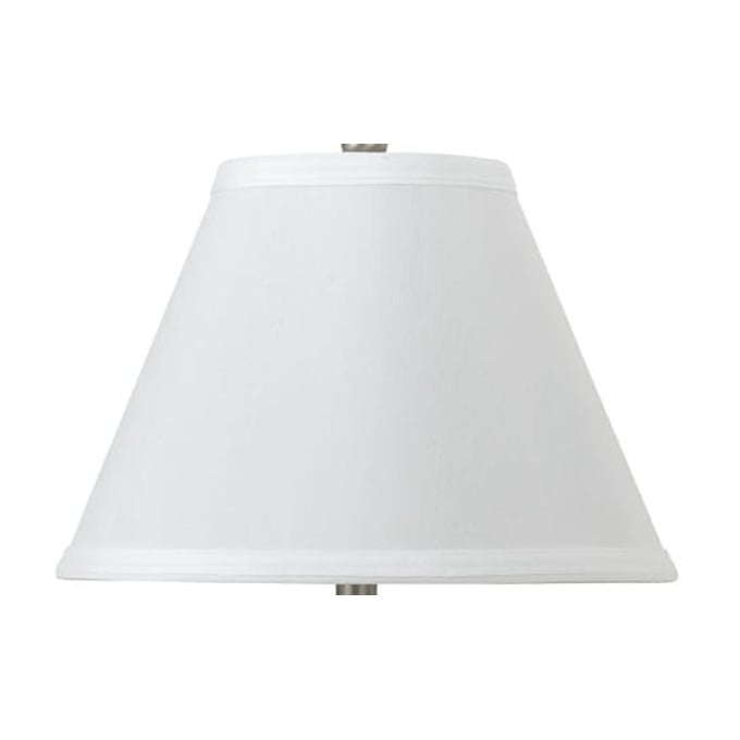 Cal Lighting Empire White Round Hardback Fabric Shade CAL-SH-1262