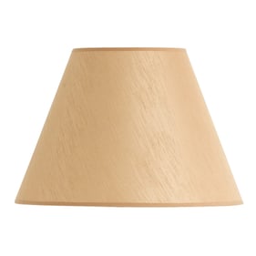 Cal Lighting Empire Brown Round Hardback Fabric Shade