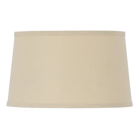 Cal Lighting Linen Drum Hardback Linen Shade