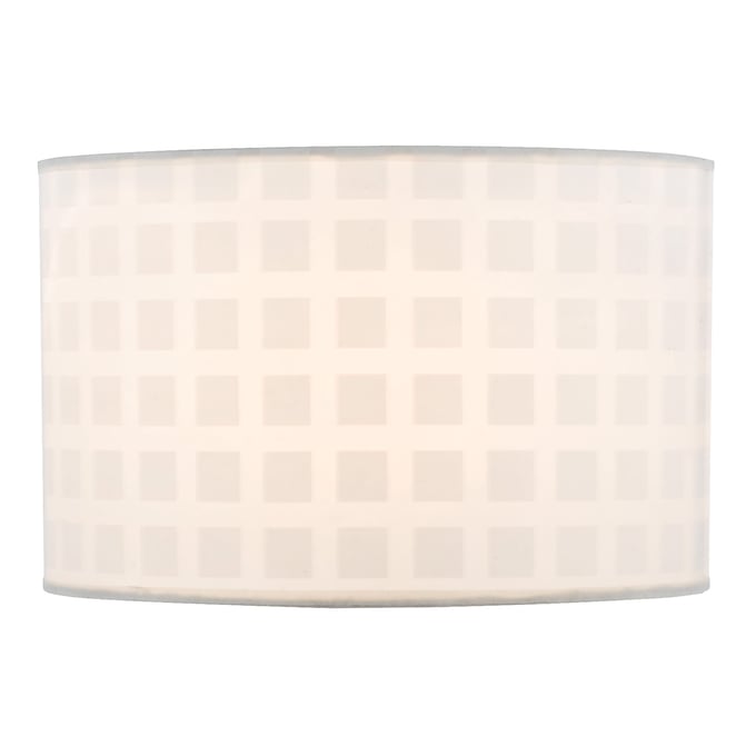 Cal Lighting Off White Drum Fabric Shade CAL-SH-1420