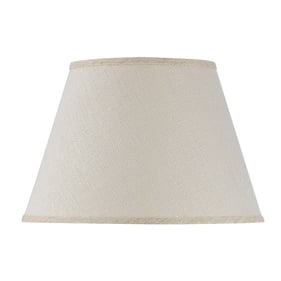 Cal Lighting Hardback 10 Inch Height Burlap Shade