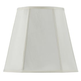 Cal Lighting Piped Deep Empire Eggshell 15 Inch Tall Fabric Shade