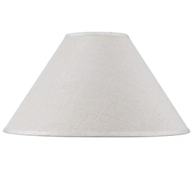 Cal Lighting Fabric Hardback Fine 11 Inch Height Burlap Shade