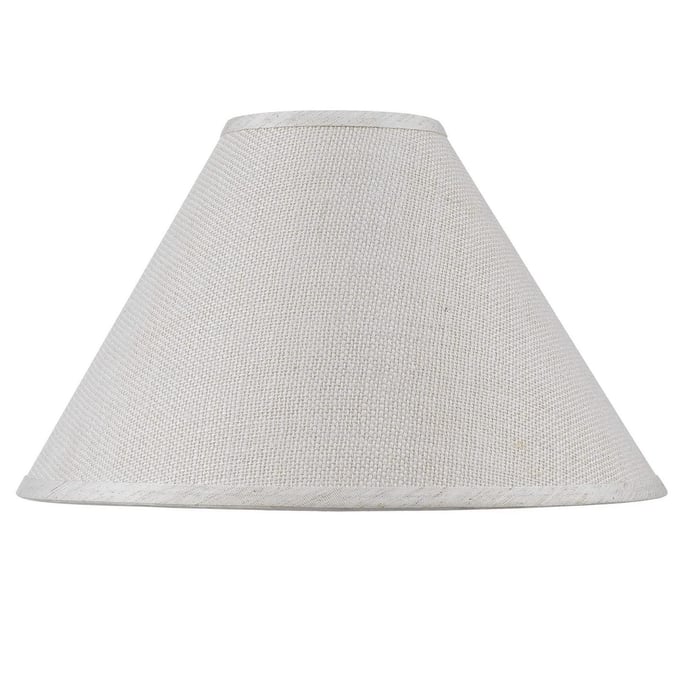 Cal Lighting Fabric Hardback Fine 13 Inch Height Burlap Shade CAL-SH-8110-21