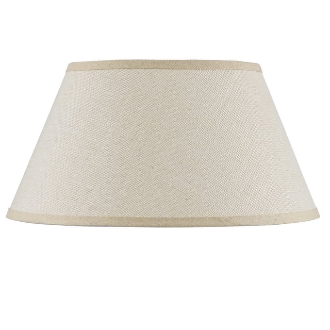 Cal Lighting Fabric Hardback Fine 9.3 Inch Height Burlap Shade CAL-SH-8111-18M