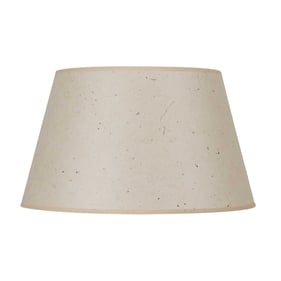 Cal Lighting 8113 Kraft Fabric Round Hardback Patterned 11 Inch Height Pape...