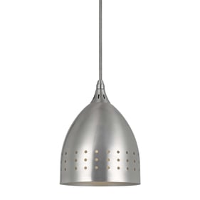 Cal Lighting Low Voltage Uni Pack Brushed 8.6 Inch Tall Pendant