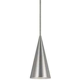 Cal Lighting Line Voltage Uni Pack Brushed 7 Inch Tall Metal Pendant