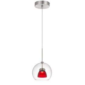 Cal Lighting Lutron 335 Frosted Red Integrated Dimmable LED Double Glass Mi...