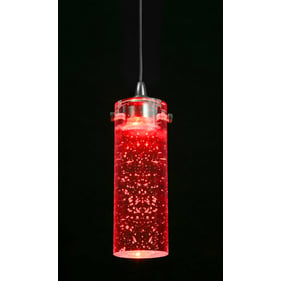 Cal Lighting LED Uni Pack Red 7.5 Inch Tall Pendant