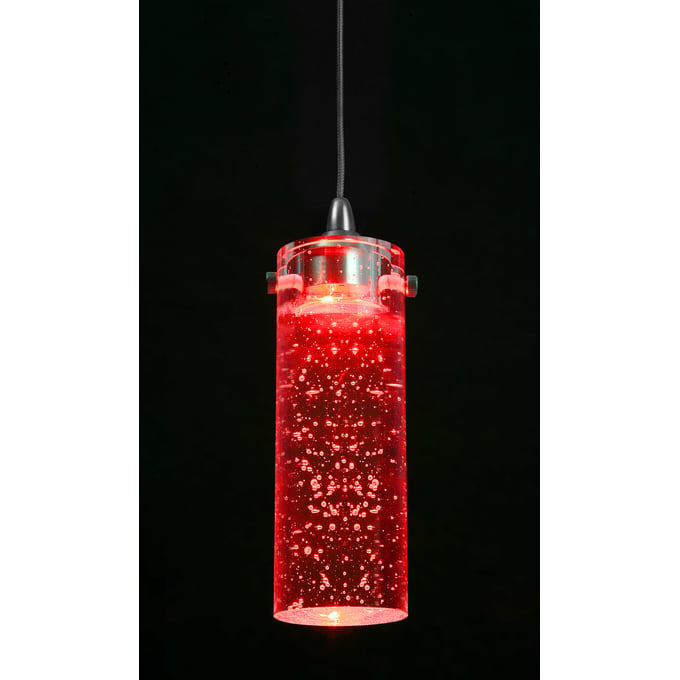 Cal Lighting LED Uni Pack Red 7.5 Inch Tall Pendant CAL-UPL-714-6-BS-RD