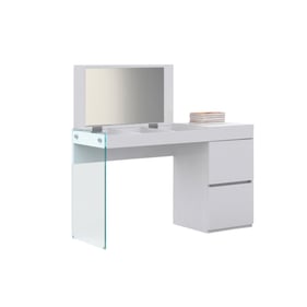 Casabianca Home IL Vetro White Vanity