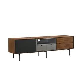 Casabianca Home Calico Walnut TV Stand