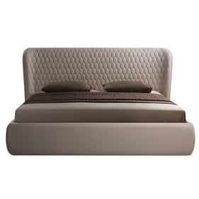 Casabianca Home Agoura Taupe King Storage Bed