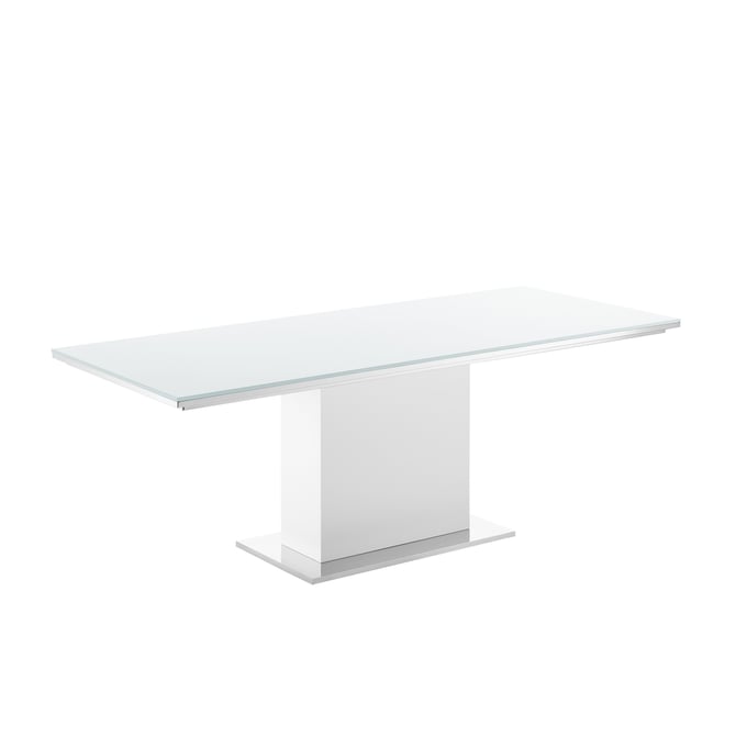 Casabianca Home Bianca White Dining Table CASA-CB-C2001WH