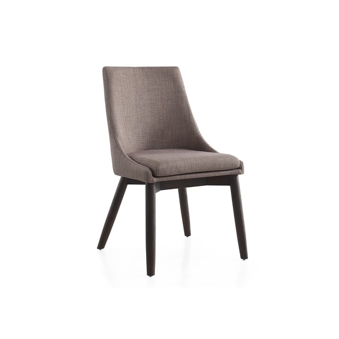 2 Casabianca Home Creek Gray Linen Dining Chairs CASA-CB-F3185-GWEN