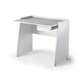 Casabianca Home Marco Light Gray Office Desk