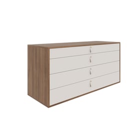 Casabianca Home Agoura Walnut Taupe Dresser