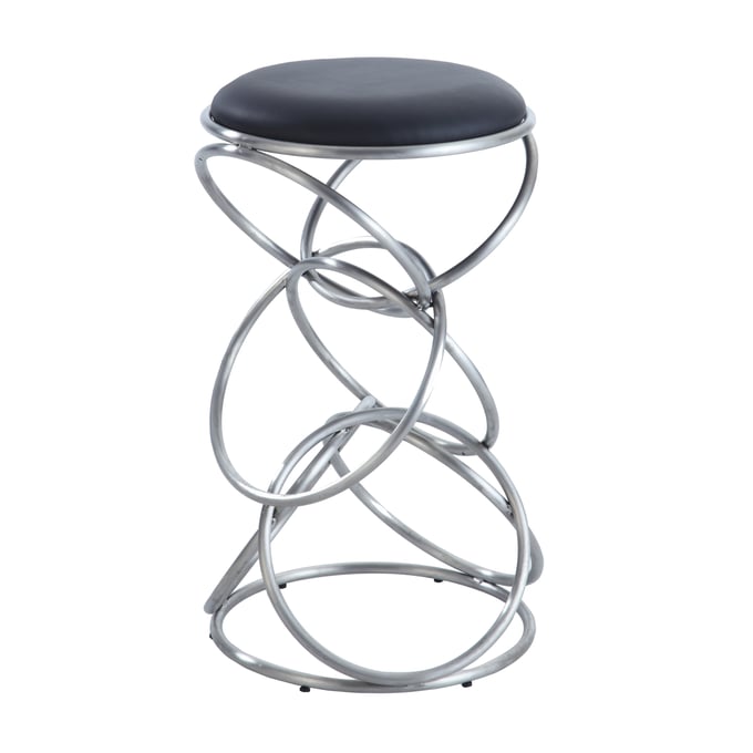 Chintaly Imports Black Counter Height Stool CHF-0545-CS-BLK