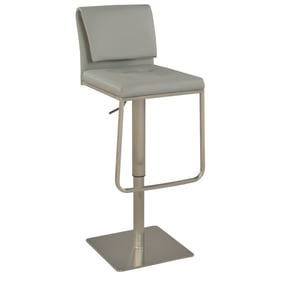 Chintaly Imports Grey Pneumatic Adjustable Height Stool