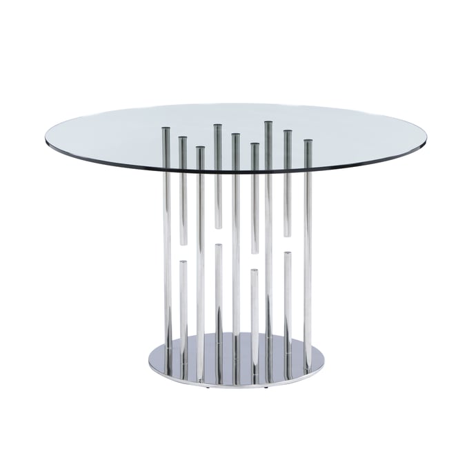 Chintaly Imports Floating Pedestal Dining Table CHF-1158-DT