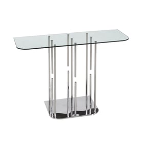 Chintaly Imports Floating Pedestal Sofa Table