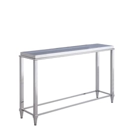 Chintaly Imports Grey Glass Sofa Table