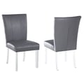 Contemporary Curved Flare-Back Parson Side Chair - 2 per box