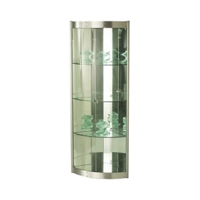 Chintaly Imports Silver Corner Curio